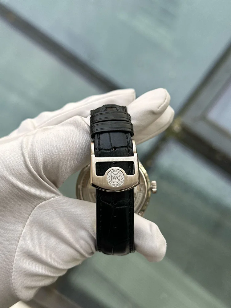 White Gold Blue Dial